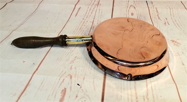 Antique Copper & Brass Frying Pan
