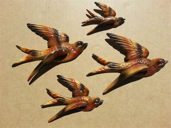 KITSCH FLYING SWALLOWS SOLD