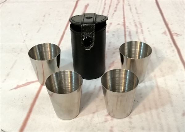 Set of Four Stirrup Cups