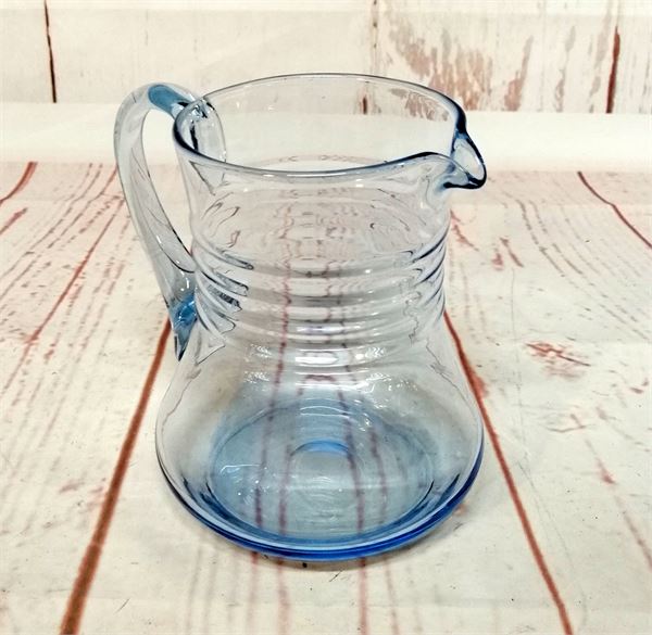 Whitefriars Sapphire Blue Glass Water Jug