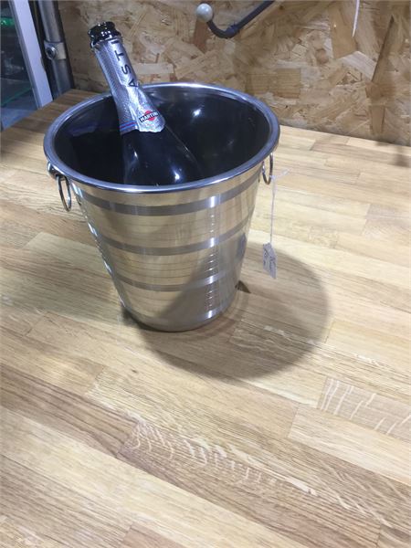 Chrome Ice Bucket Wine Cooler