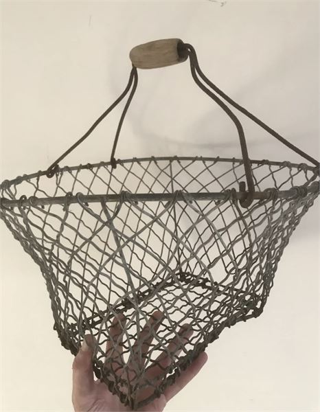 Vintage Wire Potato Basket