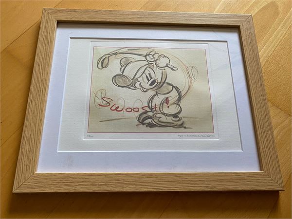 A wonderful Original Story Sketch Of Mickey Mouse