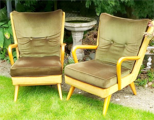 1950s Bambino armchairs by Howard Keith.